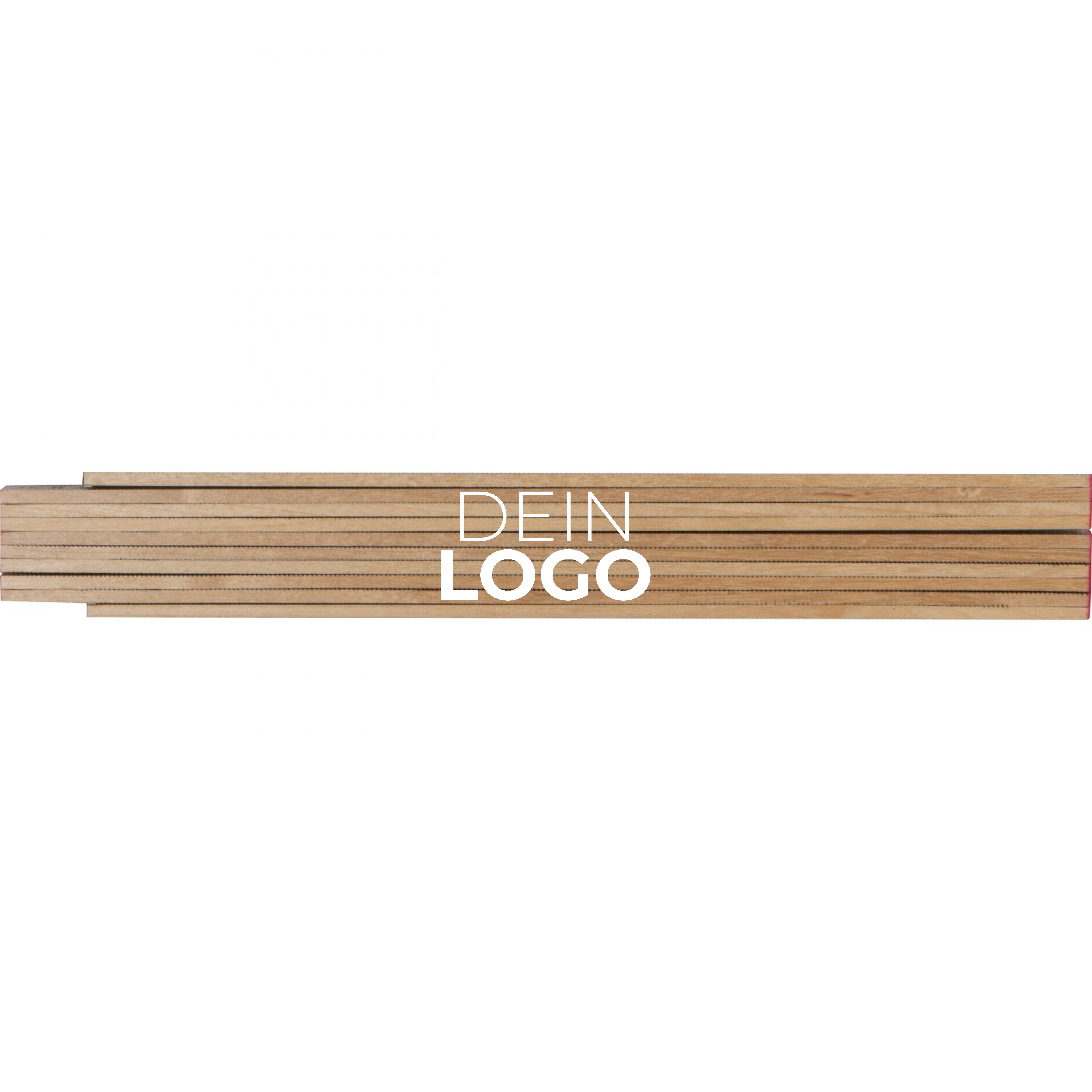 Zollstock aus Holz inkl. Druck